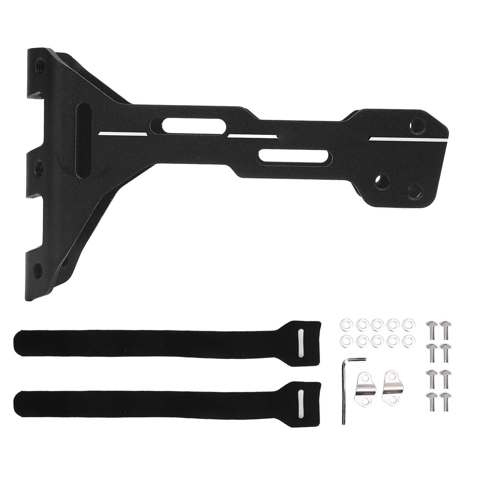 Fahrradflaschen -Käfig -Sattelhalterung, Aluminiumlegierungs -Wasserflaschenhalteradapter für Tailbag & Pump passt doppelte gewölbte und gerade Sättel von WOHPNLE