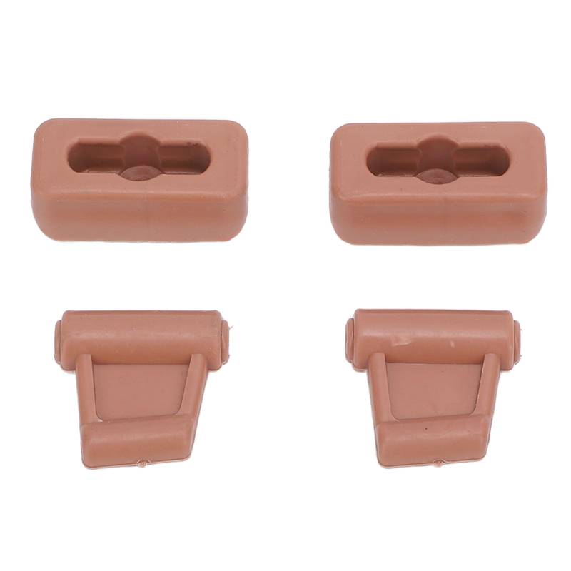 WOHPNLE Sonnenblenden-Clip-Set VEP101693 Hochfester Kunststoff-Auto-Sonnenblenden-Halterclip für R107 1971 bis 1989 (Tan) von WOHPNLE