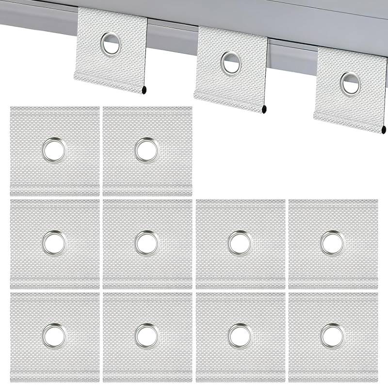 WOKICOR 10 Stück Kederöse für Kederschiene 5/6mm - 7/8mm, RV Markisenhaken, Rohrstreifenhaken, Camping Kederleiste Haken Zubehör, Haken für Wohnmobil, Wohnwagen, Vorzelt, Camping Zelt von WOKICOR