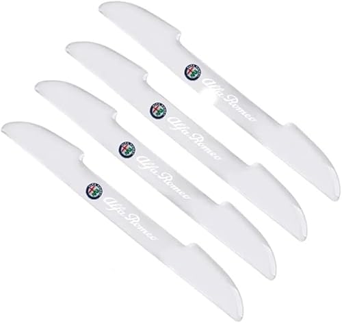 4Pcs Autotür-Antikollisionsaufkleber für Alfa Romeo Giulia Stelvio Giulietta Mito 159 147 156 166, Karosserie-Kantenschutzverkleidung Kratzfestes Antikollisionszubehör,B B von WOLEN