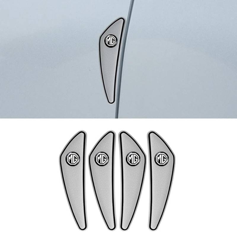 4Pcs Autotür-Antikollisionsaufkleber für MG HS MG3 MG5 MG6 MG7 ZS GS, Karosserie-Kantenschutzverkleidung Kratzfestes Antikollisionszubehör,C Grey von WOLEN