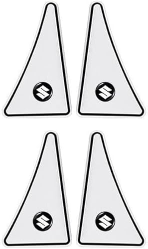 4Pcs Autotür-Antikollisionsaufkleber für Suzuki Across/Ignis/Jimny/S-Cross/Vitara/Swift/Grand Vitara, Karosserie-Kantenschutzverkleidung Kratzfestes Antikollisionszubehör,C White von WOLEN