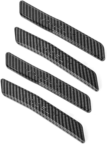 4Pcs Autotür-Antikollisionsaufkleber für Tesla Model 3 Model Y, Karosserie-Kantenschutzverkleidung Kratzfestes Antikollisionszubehör,C Carbon Fiber-Y von WOLEN