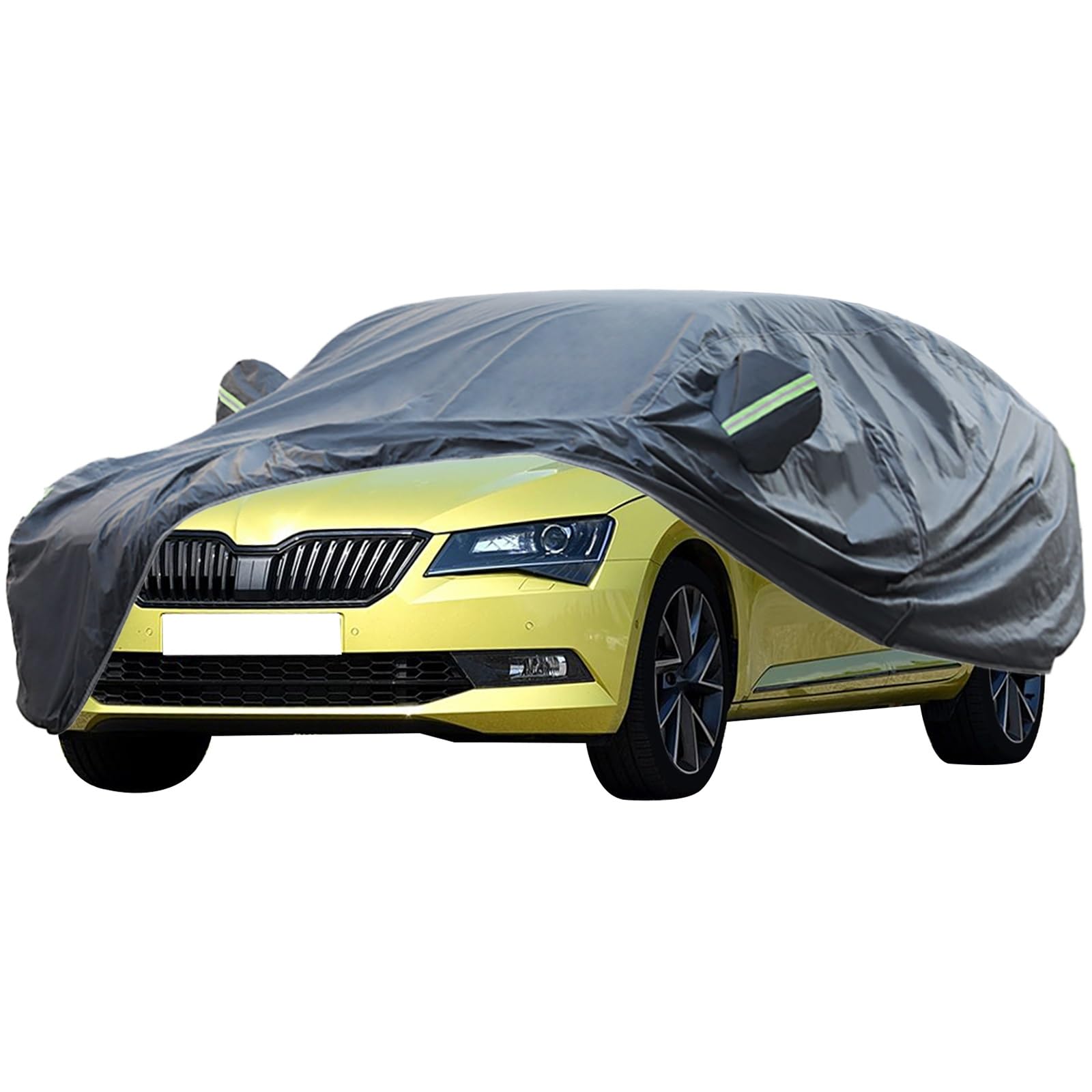 Autoabdeckung, Wasserdichte Autoabdeckung For Jedes Wetter, For 2010-2024 Skoda Superb Kombi, Autoabdeckungen For Autos, Vollständige Außenabdeckung, Staubschutz, UV-Schutz, Frost- Und Schneeschutz(SE von WOLWES