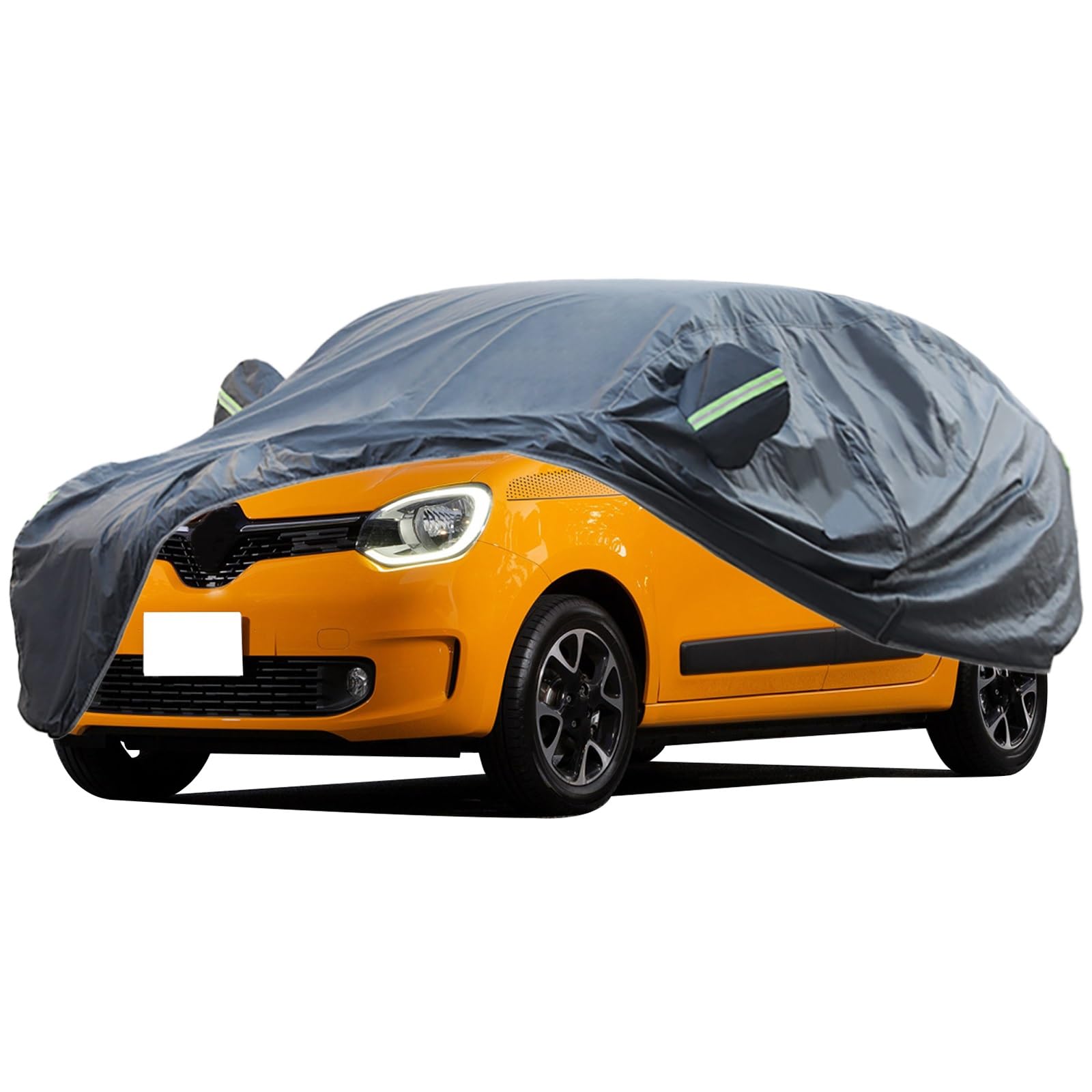 Autoabdeckung, wasserdichte Autoabdeckung for Jedes Wetter, for 2007-2019 Renault Twingo, Autoabdeckungen for Autos, Vollständige Außenabdeckung, Staubschutz, UV-Schutz, Frost- Und Schneeschutz(Play) von WOLWES