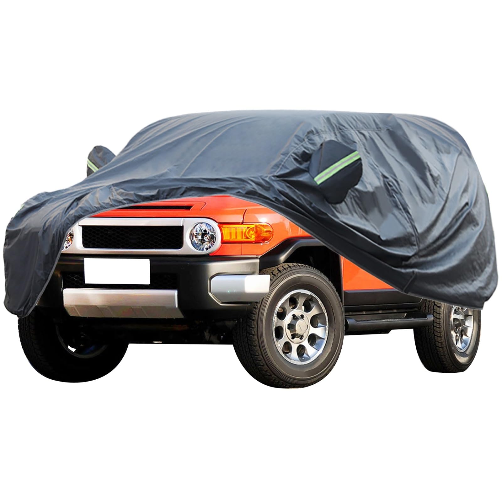 Autoabdeckung, wasserdichte Autoabdeckung for Jedes Wetter, for 2011-2023 Toyota FJ Cruiser, Autoabdeckungen for Autos, Vollständige Außenabdeckung, Staubschutz, UV-Schutz, Frost- Und Schneeschutz von WOLWES