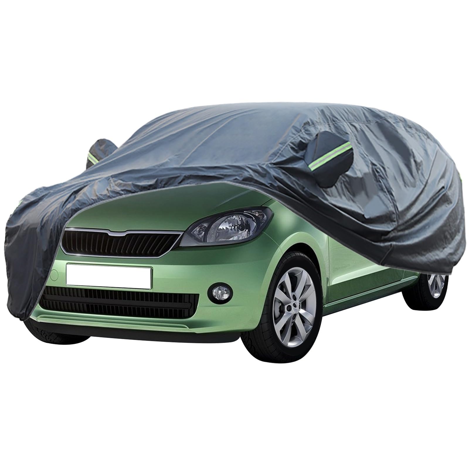 Autoabdeckung, wasserdichte Autoabdeckung for Jedes Wetter, for 2012-2021 Skoda Citigo, Autoabdeckungen for Autos, Vollständige Außenabdeckung, Staubschutz, UV-Schutz, Frost- Und Schneeschutz(SE L) von WOLWES