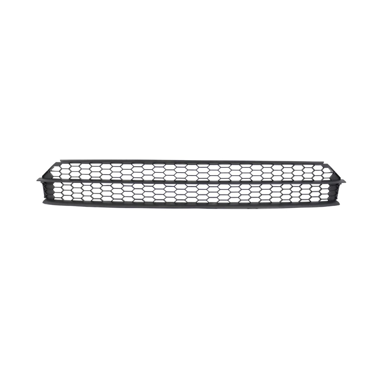 1 Paar Auto-Frontstoßstange, Nebelscheinwerfer, Lüftungsgitter, Grill-Abdeckung, kompatibel for VW Passat 2012 2013 2014 2015, ABS, Schwarz, 561853667(Center Grill) von WONOWDQF