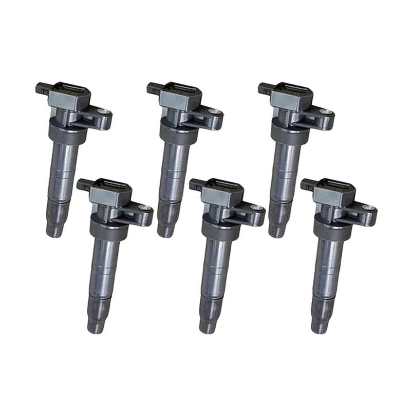 4/6PCS Echtes Zündspule 27301-3C000 273013C010 273013C000 Kompatibel for Hyundai Azera Genesis Santa Fe Kia Sedona Sorento(6PCS) von WONOWDQF