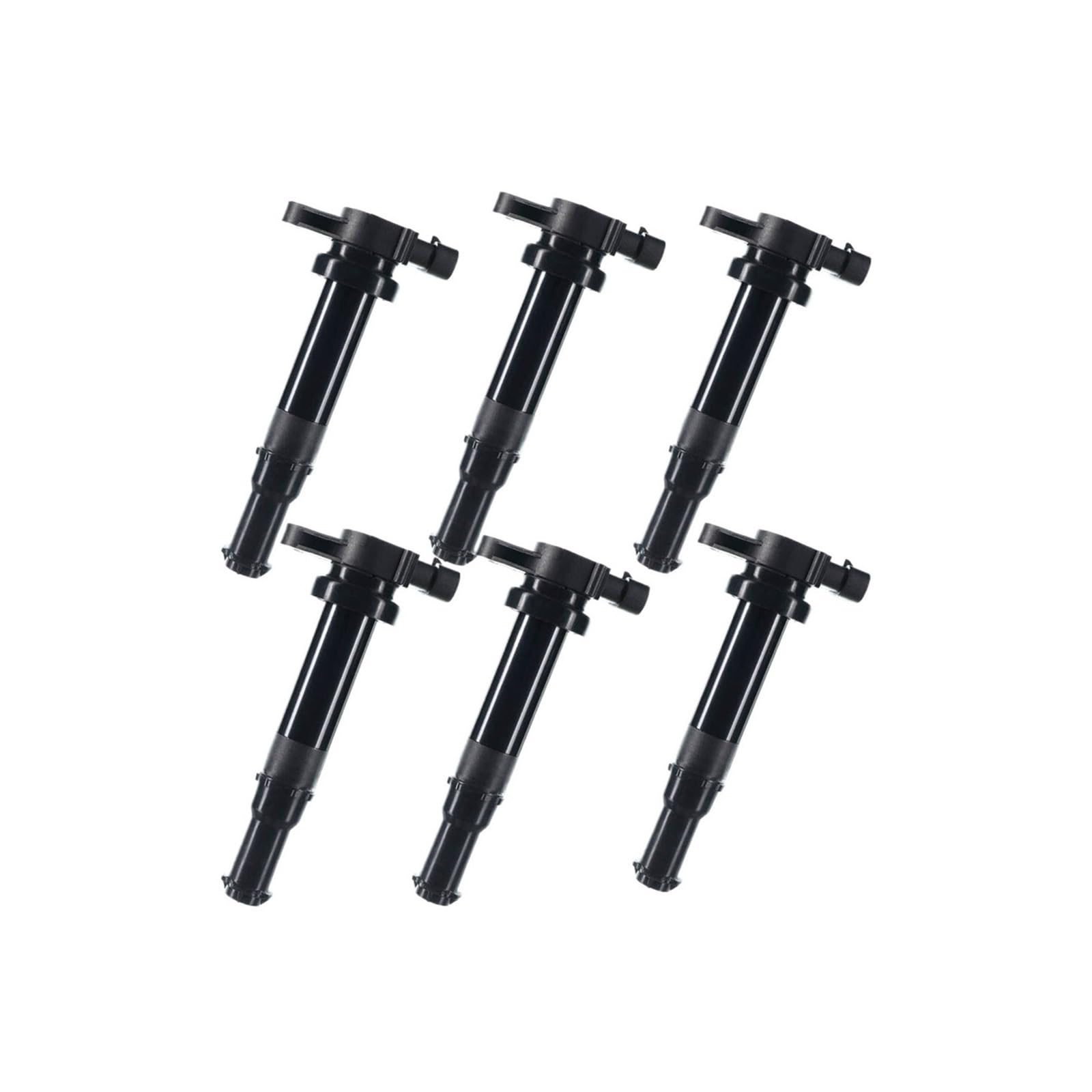 6Pcs Zündspulen Pack Kompatibel for Kia Optima 2006 Hyundai Santa Fe 07-09 27301-3E100 von WONOWDQF