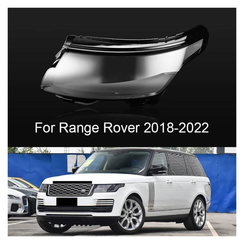 Auto-Lichtkappen, kompatibel mit Land Rover Range Rover Vogue 2018–2022, Auto-Scheinwerferabdeckung, transparenter Lampenschirm, Lampengehäuse, Glaslinsenschale(Right) von WONOWDQF