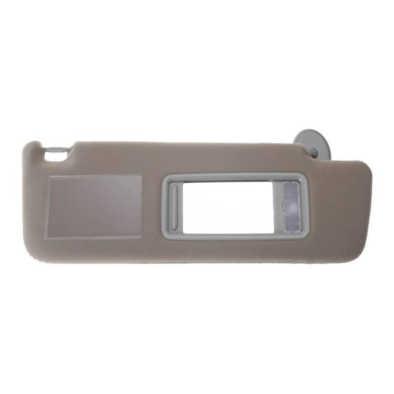 Auto-Sonnenblende kompatibel mit Land Cruiser-Prado 2002-2010, Sonnenschutz ersetzt 7432060850B1, vordere Linke/rechte Seitenblende, Schwarz/Beige(1) von WONOWDQF