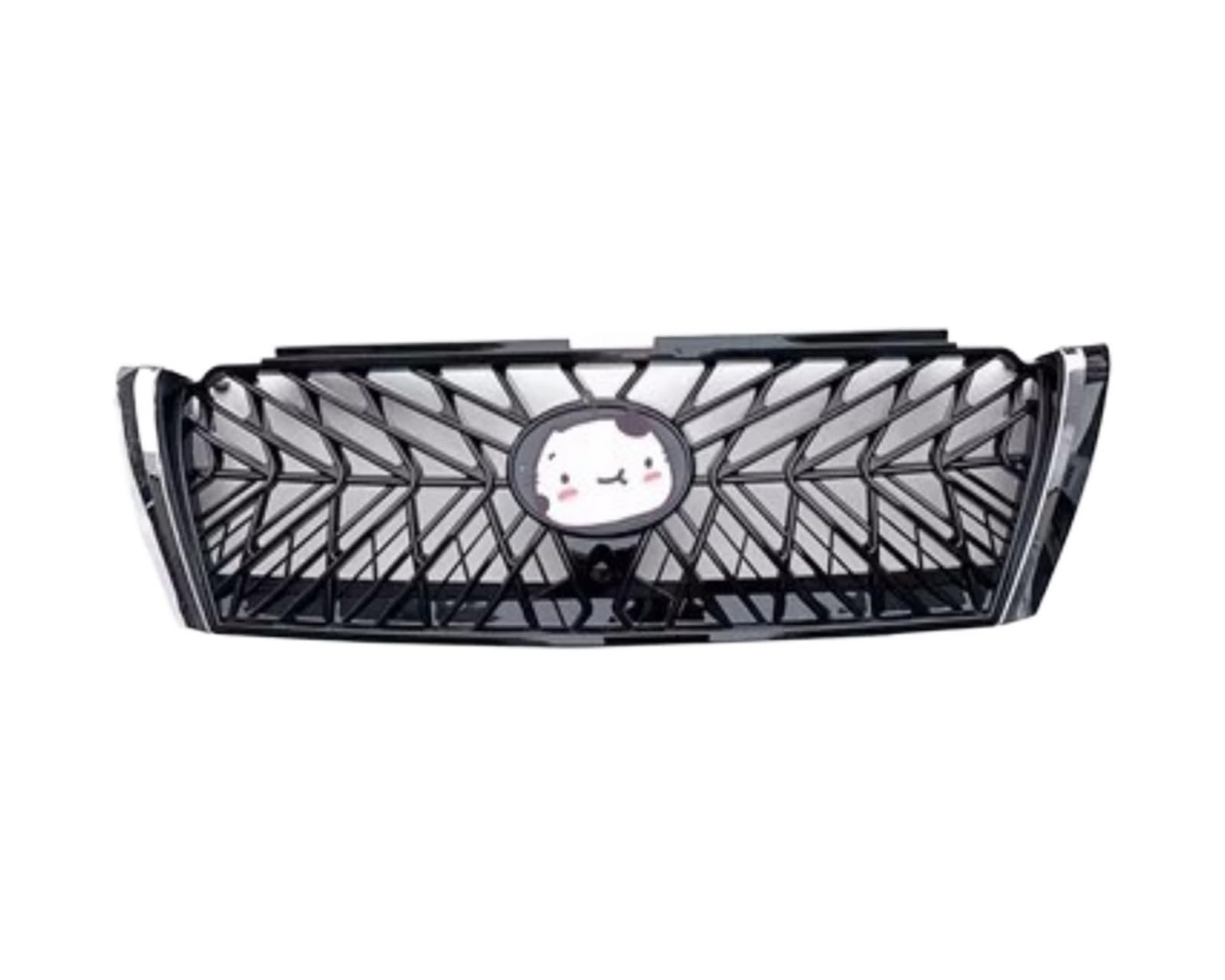 Auto Vorderen Stoßfänger Grill Maske Kühlergrill Kompatibel for Toyota Land Cruiser Prad TRD 03-20(2) von WONOWDQF