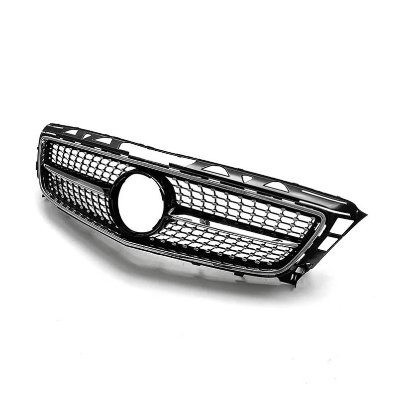 Frontgrill im Diamant-Stil, kompatibel mit Mercedes-Benz W218 CLS-Klasse CLS300 CLS320 CLS400 CLS350 CLS500 2011 2012 2013 2014(Black1) von WONOWDQF