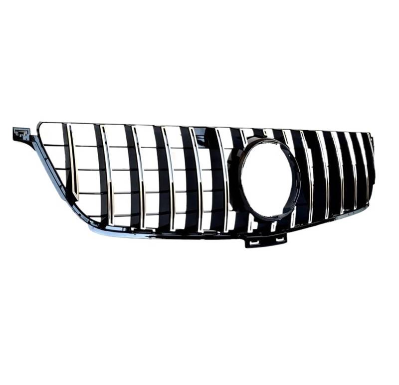 GT Style Ersatz-Frontstoßstangengrill, kompatibel mit Mercedes M-Klasse W166 2012–2015, ML 300 ML 350 ML 400, außer ML 63 AMG, Nicht for GLE(Silver) von WONOWDQF