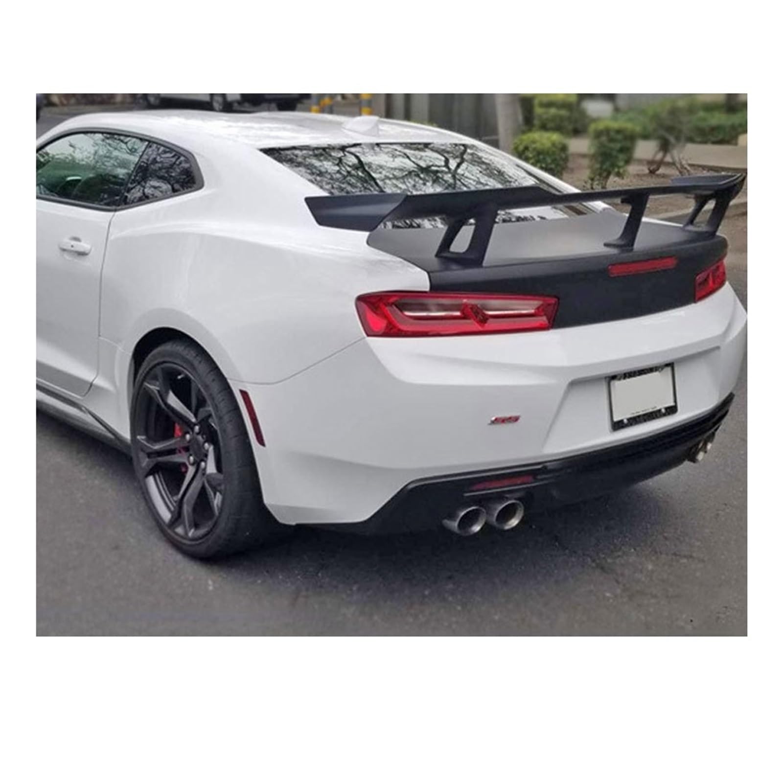 Glänzend Schwarze Heckspoilerlippe im GT-Stil, Auto-Anpassungen, Ersatz, kompatibel for Chevy Camaro ZL1 1LE 2016–2021 Heckflügel(Glossy black1) von WONOWDQF