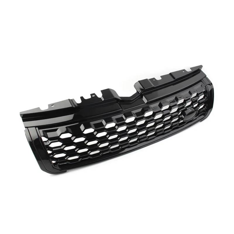 Glänzend schwarzer Auto-Frontgrill Oben mit Logo, kompatibel for Land Rover Range Rover Evoque 2010–2018(Black1) von WONOWDQF