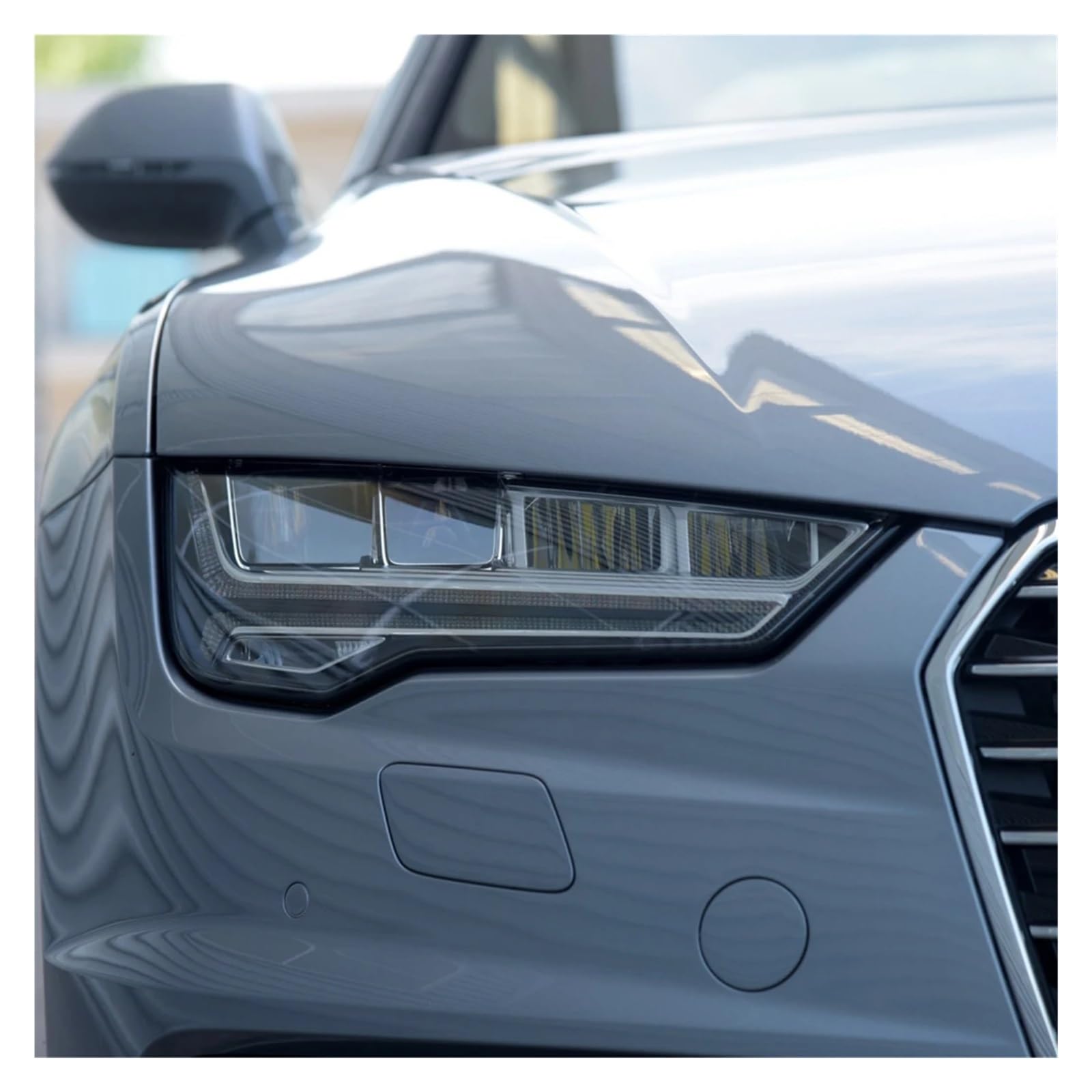 Kompatibel for Audi A7 S7 RS7 2015 2016 2017 2018 Frontscheinwerferabdeckung Scheinwerferabdeckung Lampenschale Transparente Lampenschirmlinse Plexiglas(Right Side) von WONOWDQF