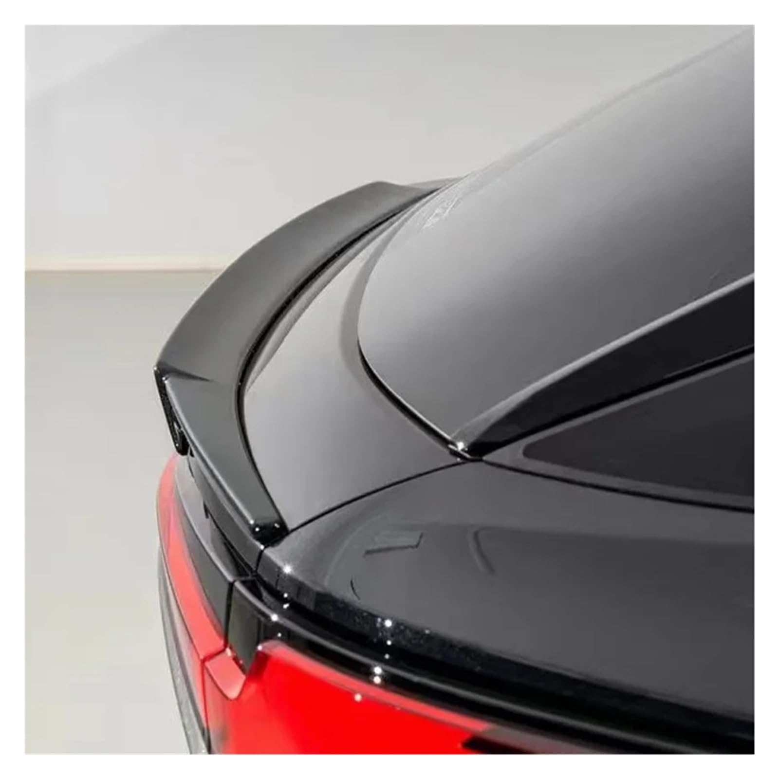 Kompatibel for Lexus 2023 RX350H RX500H Hinten Fall Abdeckung Linie Lee Fall Abdeckung Spoiler Schwanz Flosse Carbon Faser Auto Trim Kit(Bright Black) von WONOWDQF