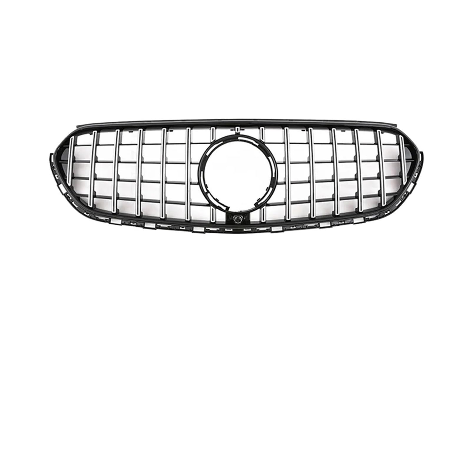 Kompatibel mit Mercedes Benz New GLC X254 2022 2023 2024+ GT Diamond Style Frontkühlergrill Einlassgitter Mesh Grill Tuning Zubehör(GT Silvery) von WONOWDQF