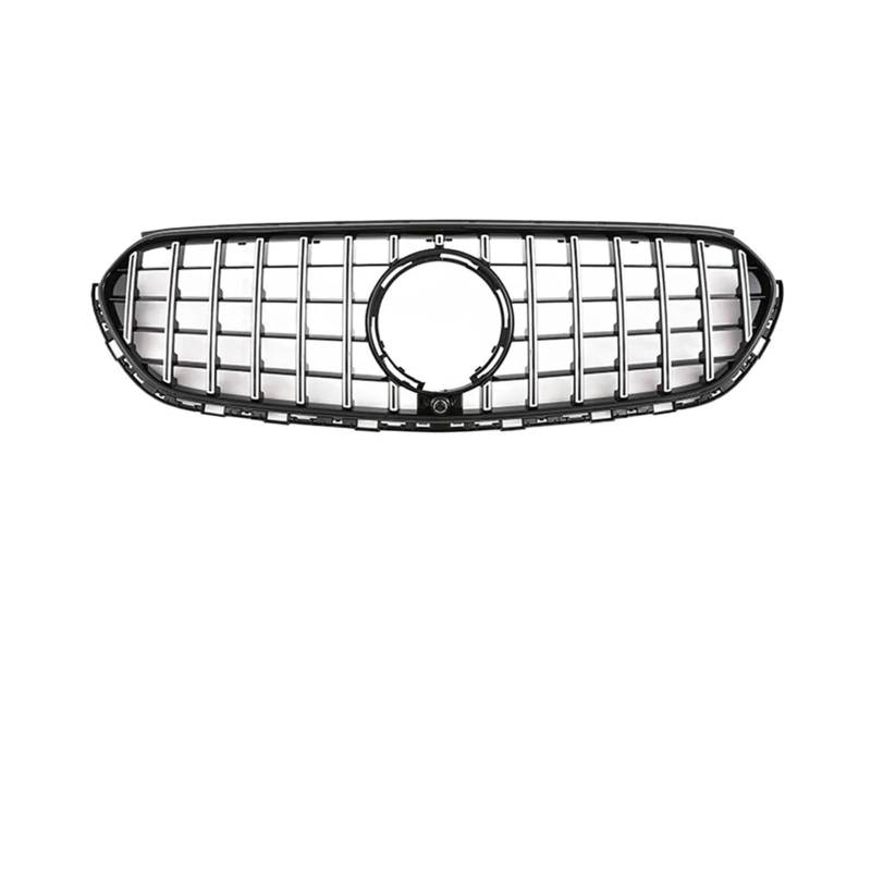 Kompatibel mit Mercedes Benz New GLC X254 2022 2023 2024+ GT Diamond Style Frontkühlergrill Einlassgitter Mesh Grill Tuning Zubehör(GT Silvery) von WONOWDQF