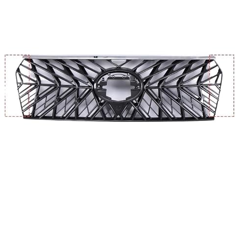 Kompatibel mit Toyota Land Cruiser Prado 150, Kühlergrill-Modifikation Lc1502014–2021, Kühlergrill-Highlight-Streifen, TRD-Vorderseitendekorationszubehör(2018-2021 LC150 A) von WONOWDQF