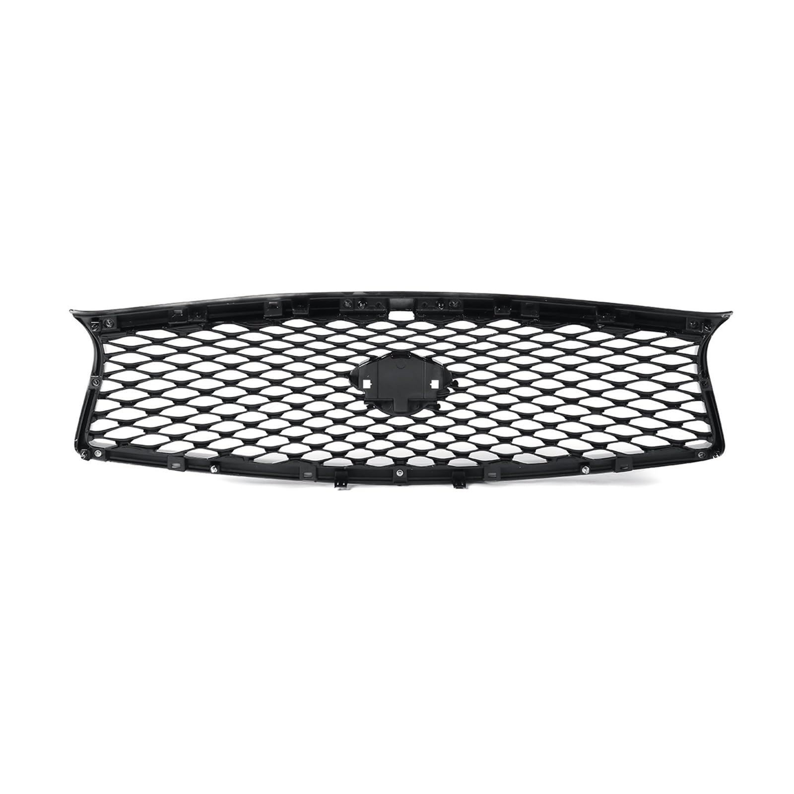 Kühlergrill kompatibel for Infiniti Q50 Q50S 2014 2015 2016 2017 JDM Style Frontstoßstange Oberer Kühlergrill Haubengitter Grillersatz von WONOWDQF