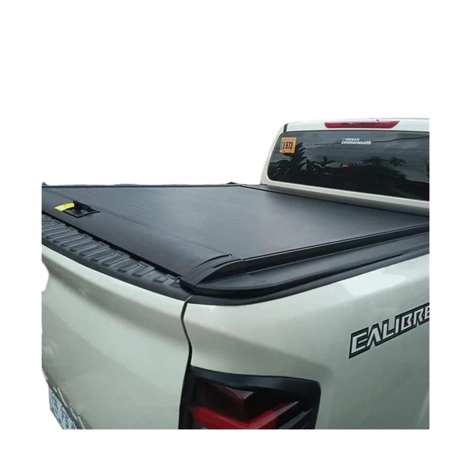 Pickup-Truck-Ladefläche hinten, Hardtop-Rollladendeckel, Laderaumabdeckung, kompatibel mit Nissan Navara NP300 Frontier D40 D22 D23 Pro4x F150 von WONOWDQF