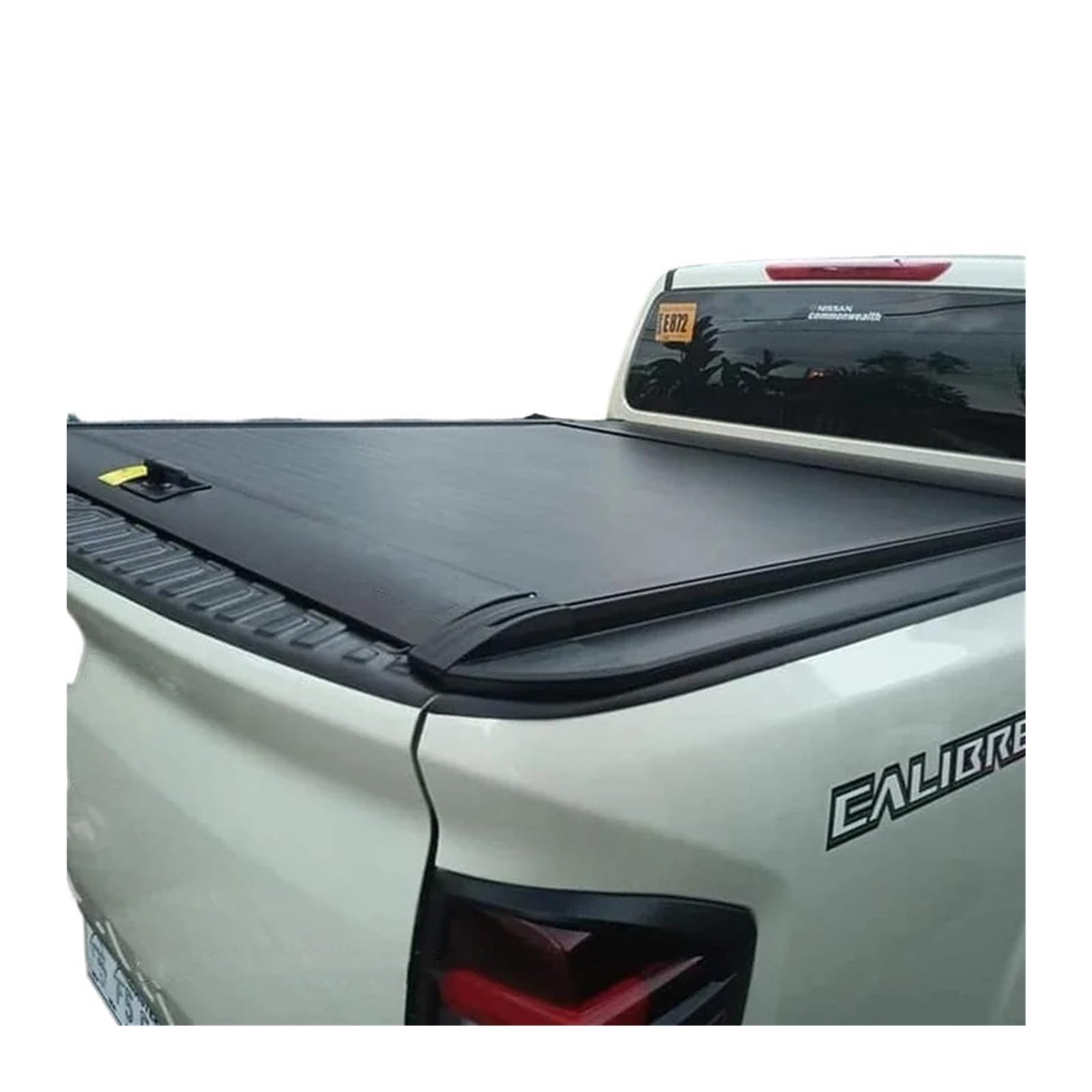 Pickup-Truck-Ladefläche hinten, Hardtop-Rollladendeckel, Laderaumabdeckung, kompatibel mit Nissan Navara NP300 Frontier D40 D22 D23 Pro4x F150 von WONOWDQF