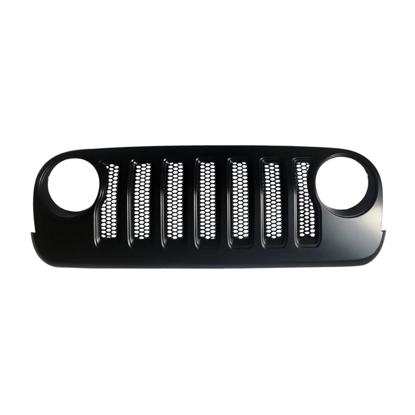 Schwarz ABS Auto Kühlergrill Grill JK Zu JL Kompatibel for Jeep Kompatibel for Wrangler 2007-2017 Auto Zubehör j373 von WONOWDQF