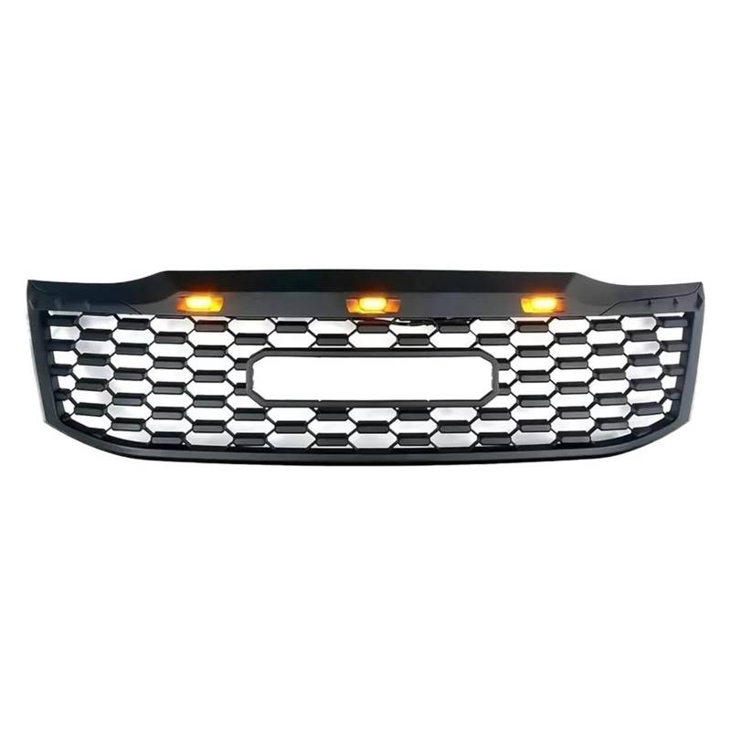 Stil Auto Frontgrill Stoßstange Kühlergrills Kompatibel for Toyota HILUX Vigo 2012 2013 2014 Modifizierte Racing Grille Grid Mesh Abdeckung(Package 2) von WONOWDQF