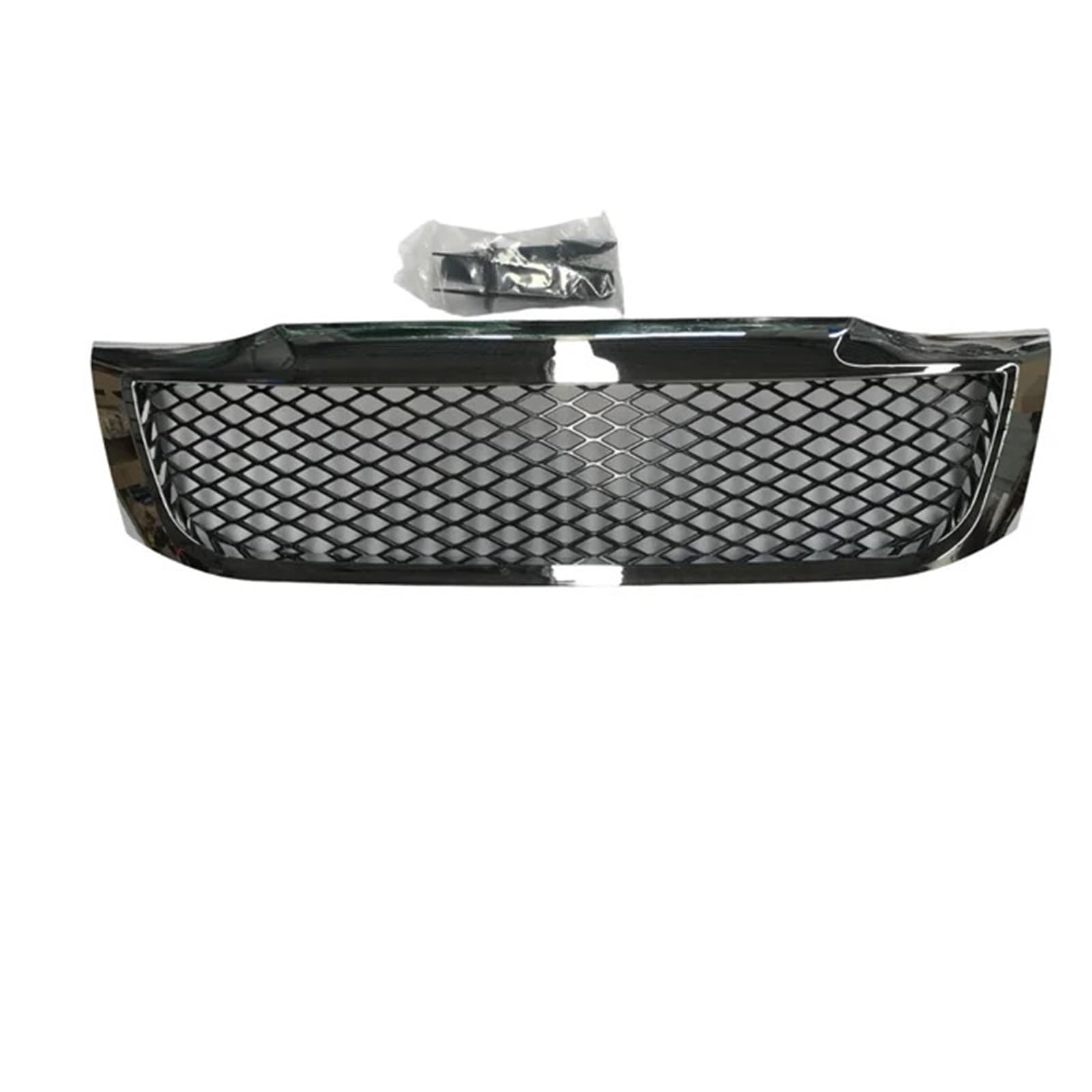 Stil Auto Frontgrill Stoßstange Kühlergrills Kompatibel for Toyota HILUX Vigo 2012 2013 2014 Modifizierte Racing Grille Grid Mesh Abdeckung(Package 3) von WONOWDQF