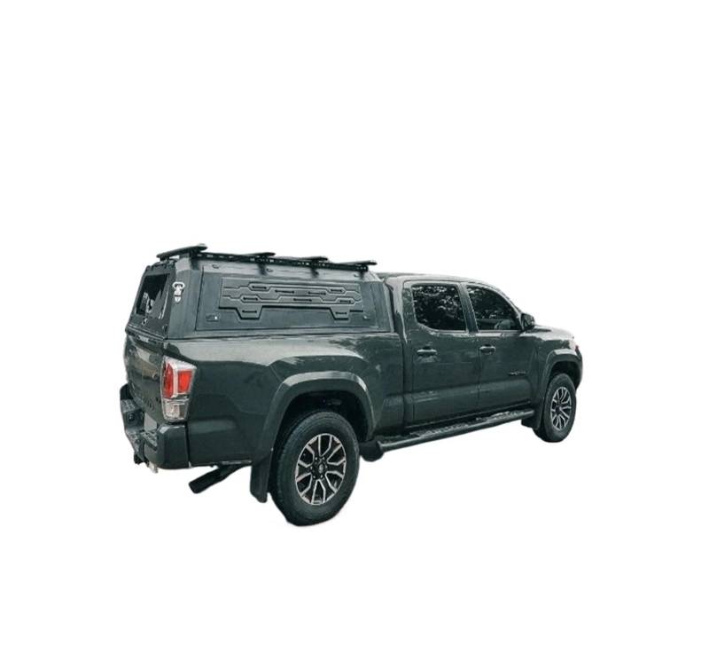 Stock Truck Outdoor Hardtop, kompatibel mit Toyota Tacoma, 1,5 m Frostschutzsperre, 1,8 m Ladefläche, Pickup-Topper, wasserdichtes Wohnmobil-Zubehör von WONOWDQF