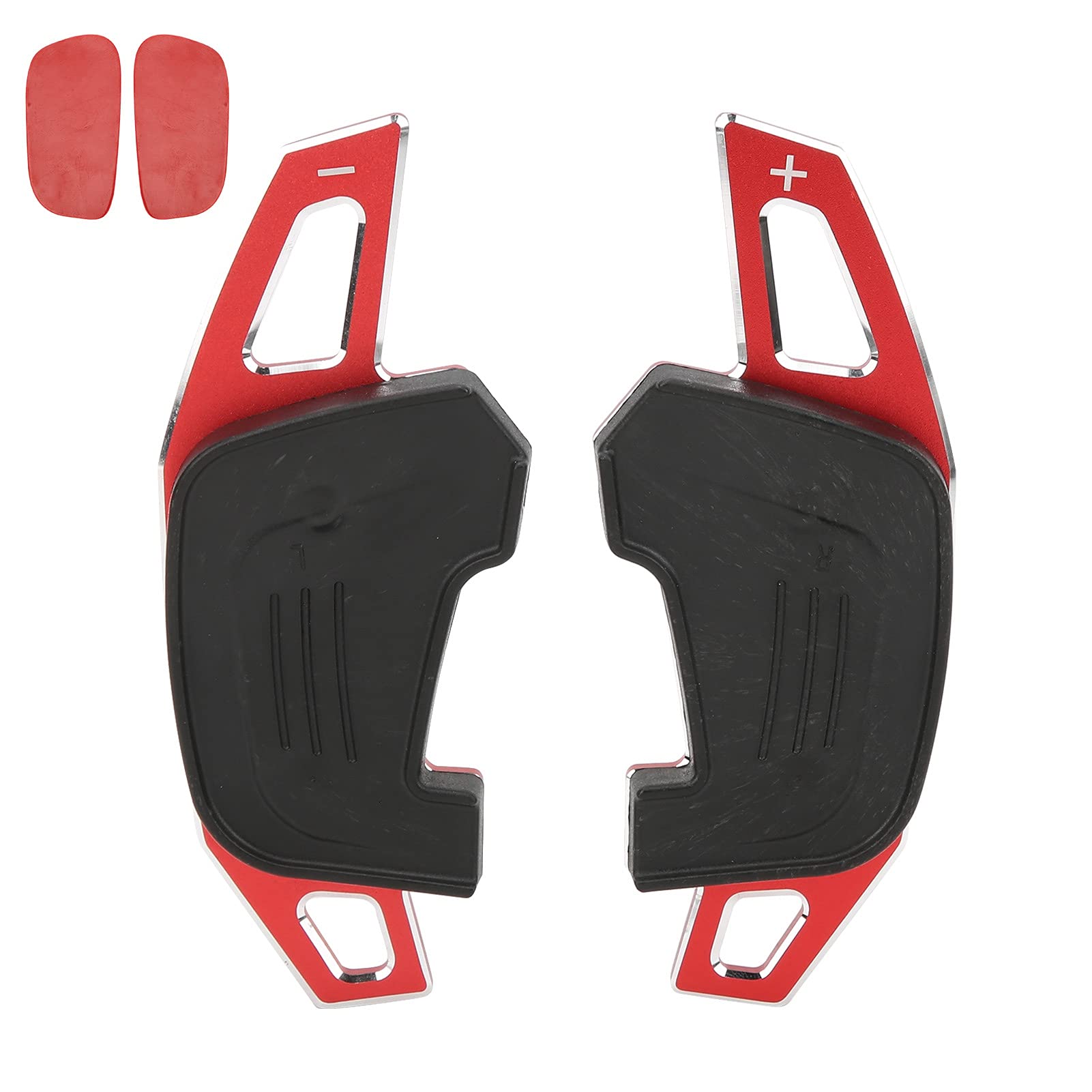 1 Pair Steering Wheel Paddle Shifter Extension Replacement for GTS/GLI (Red) von WONZHEC