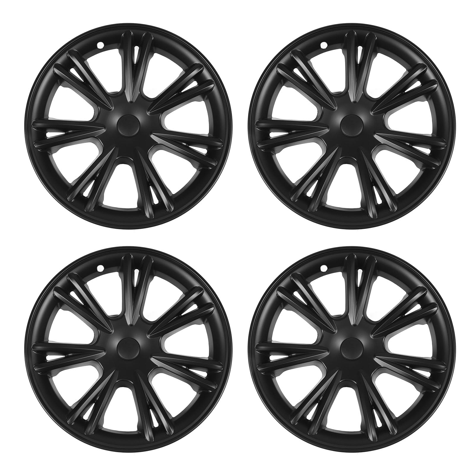 4PCS 19in Rad Hubcap Scratch Sporty Style Ersatz für 2020 bis 2023 (Matt schwarz) von WONZHEC