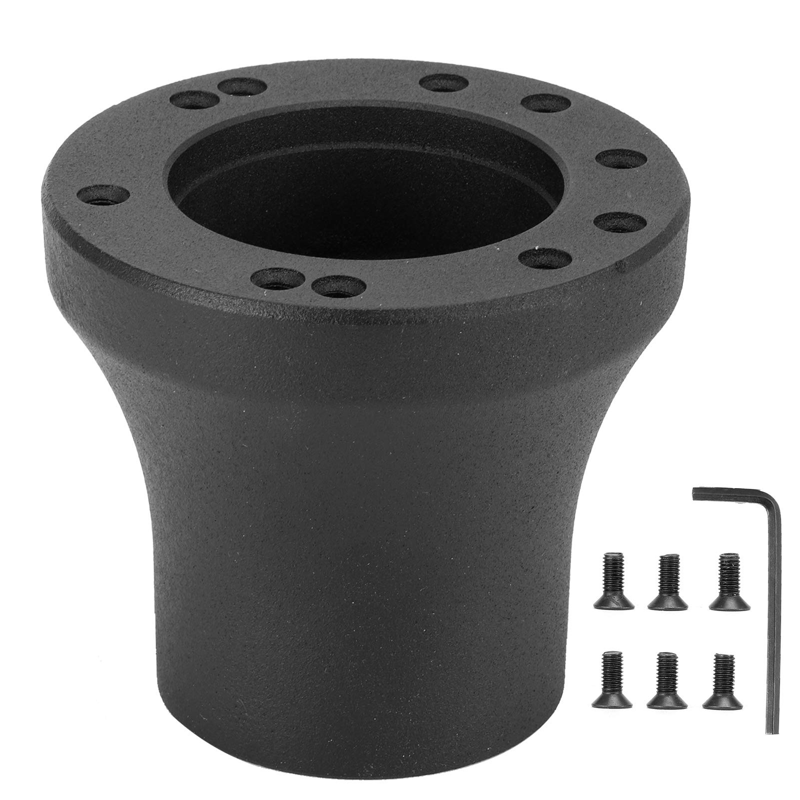 5/6 Loch Lenkrad -Hub -Adapter -Basis für DS Car 1984 Up GolfCart (B (black)) von WONZHEC