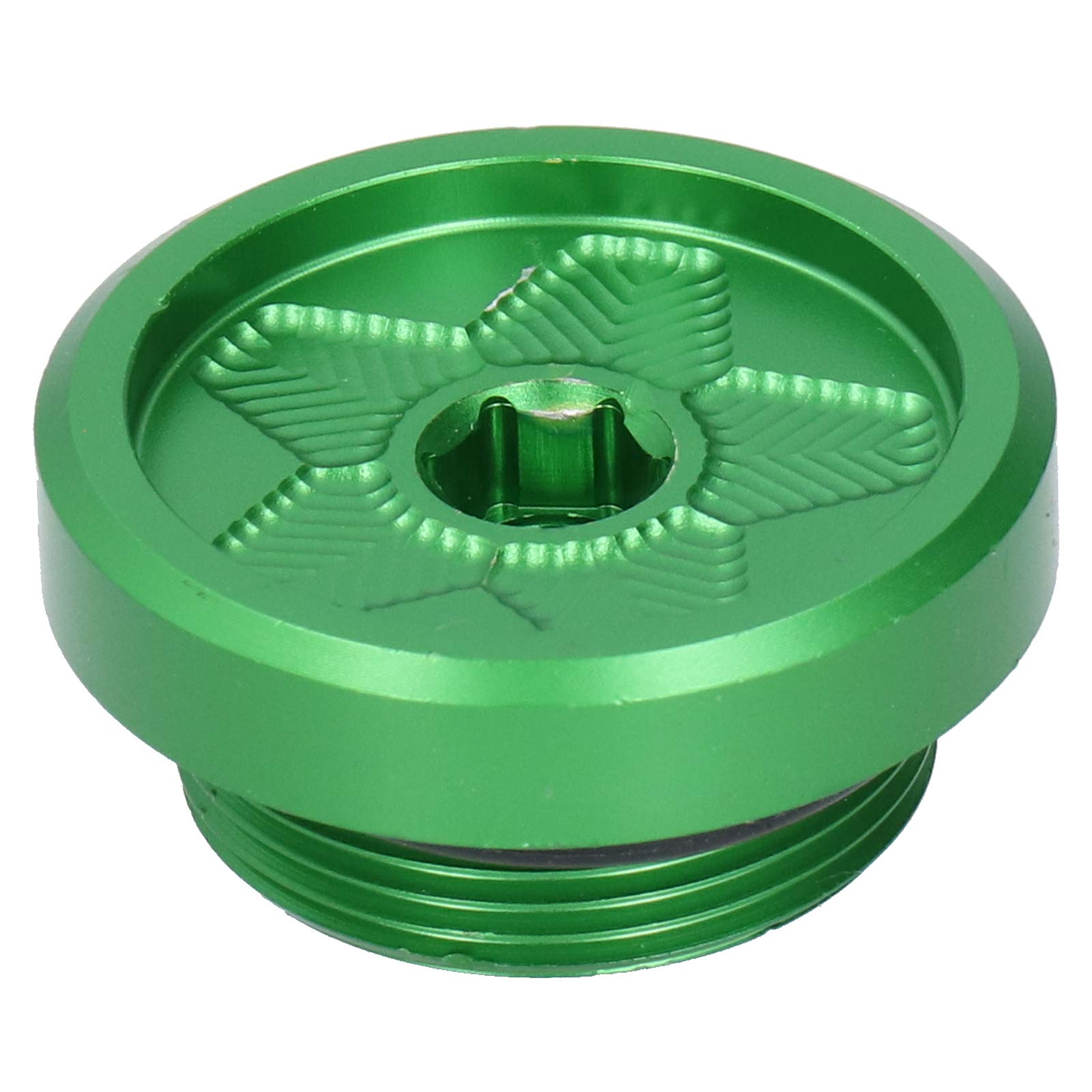 Aluminum Alloy Engine Oil Filler Cap Screw Plug Cover Fit for Kawasaki Ninja GPZ1100 KL250 ZR-7 ZZR250 (Green) von WONZHEC