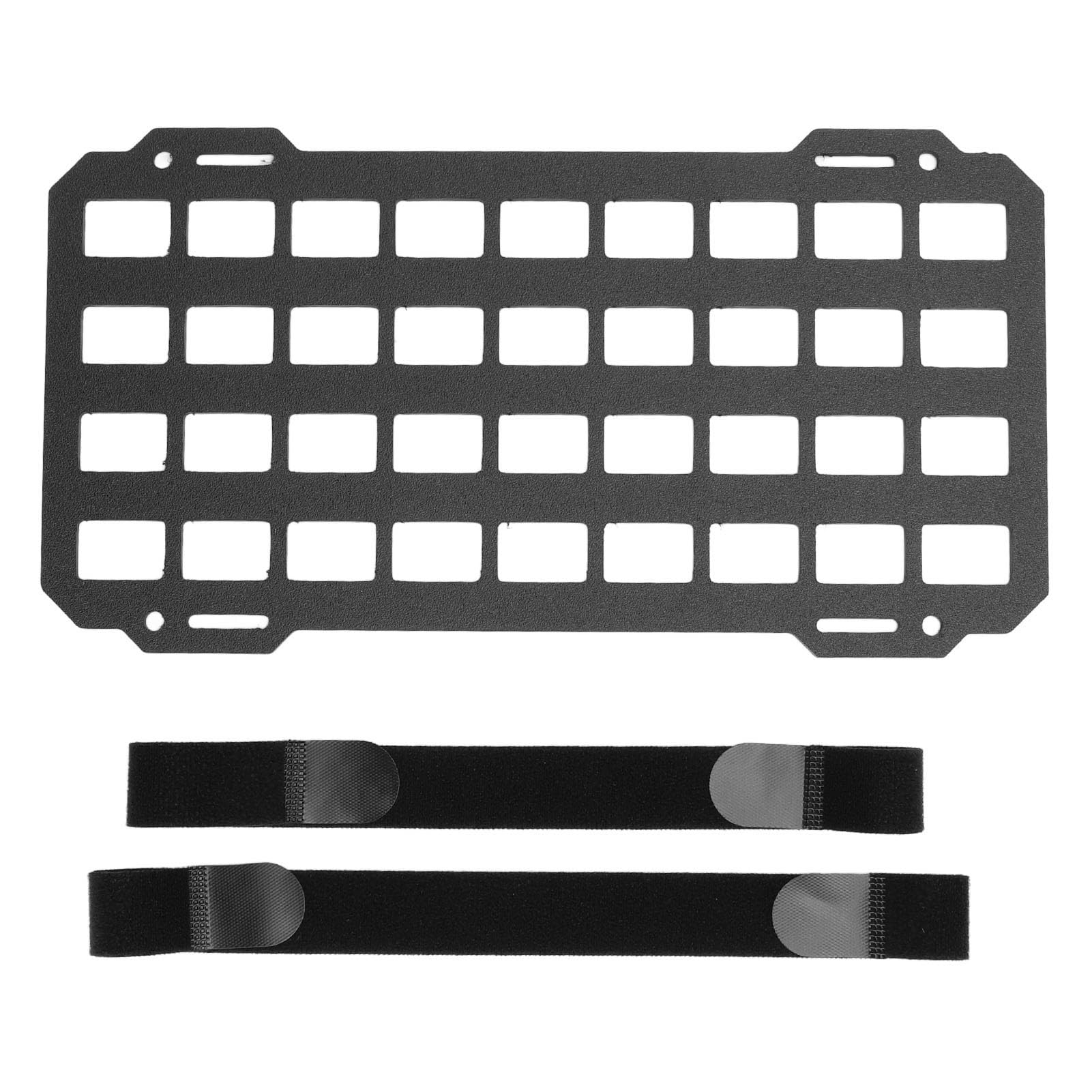 Car Sun Visor Organizer ABS Car Sun Visor Aufbewahrung Modularer Panelhalter mit hängenden Gurten für Fahrzeug Zahnradausrüstungen von WONZHEC