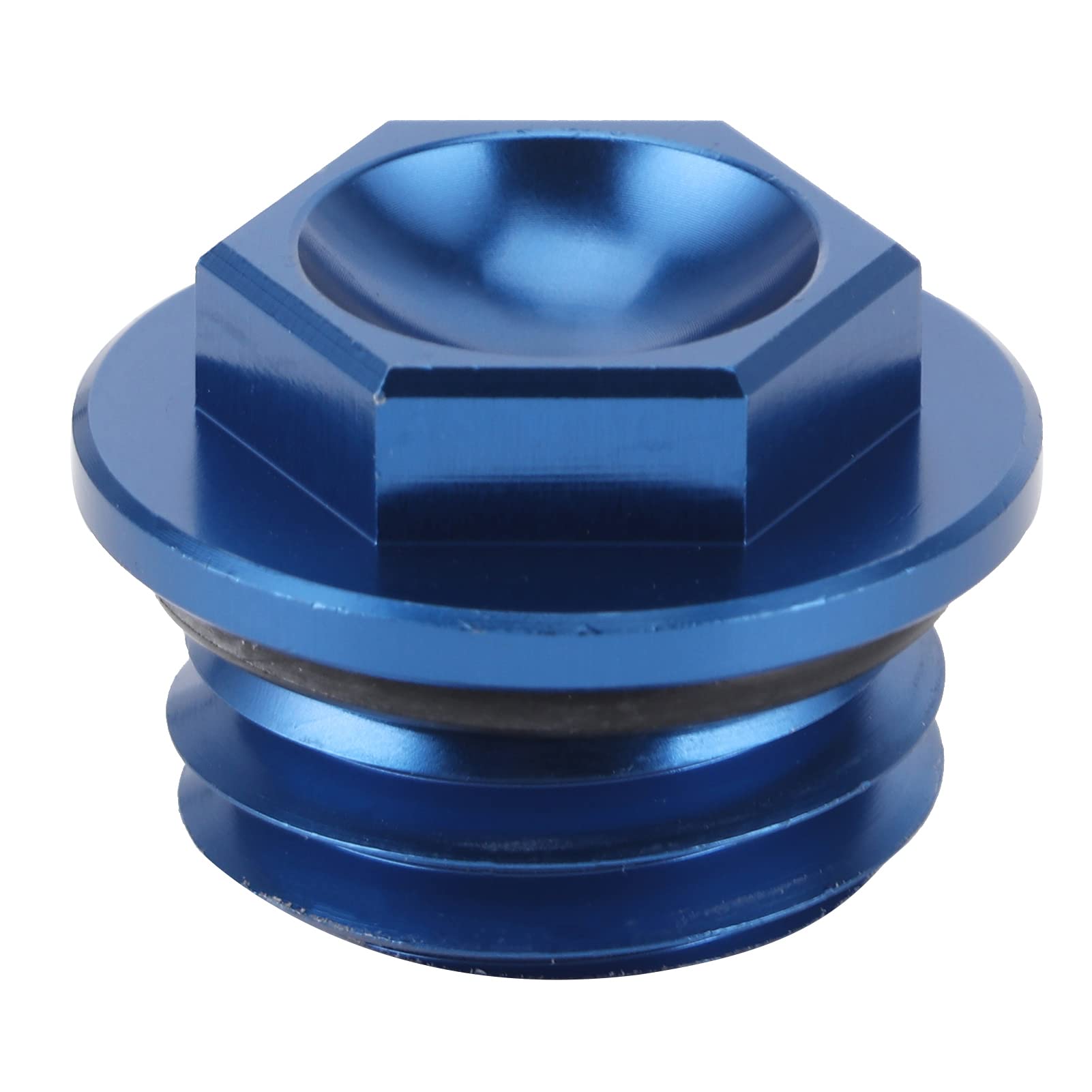 Ölfüller-Verschluss-Stecker-Abdeckung CNC-Aluminium-Fit für TC 85 TE 125-300 FE 250-51 (Blue) von WONZHEC