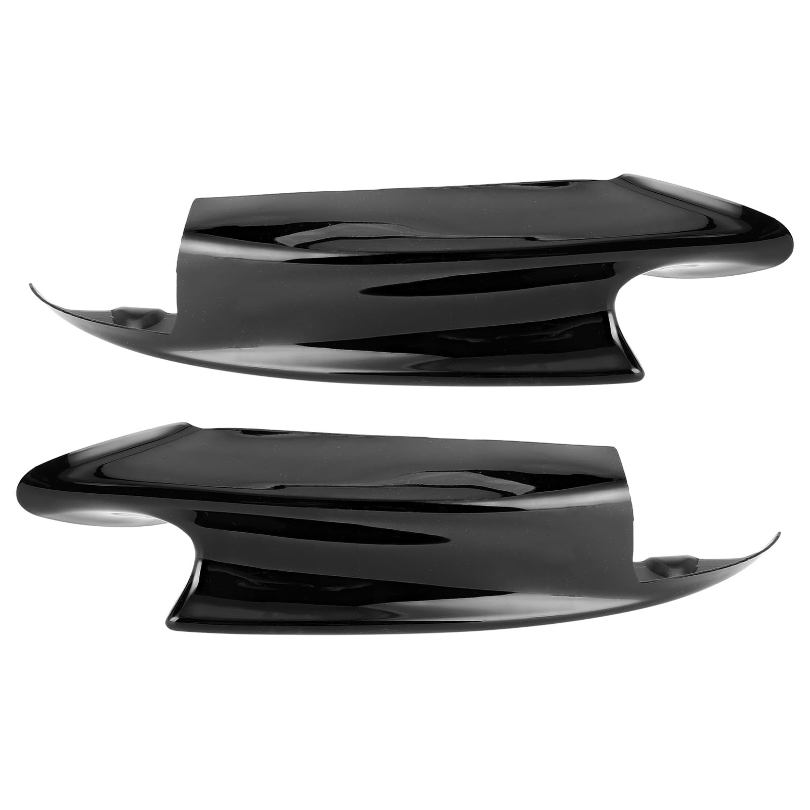 Paar vorderer Stoßfänger Spoiler Lip Deflector Splitter für E90 E92 E93 M3 2007-2012 (Glänzend schwarz) von WONZHEC