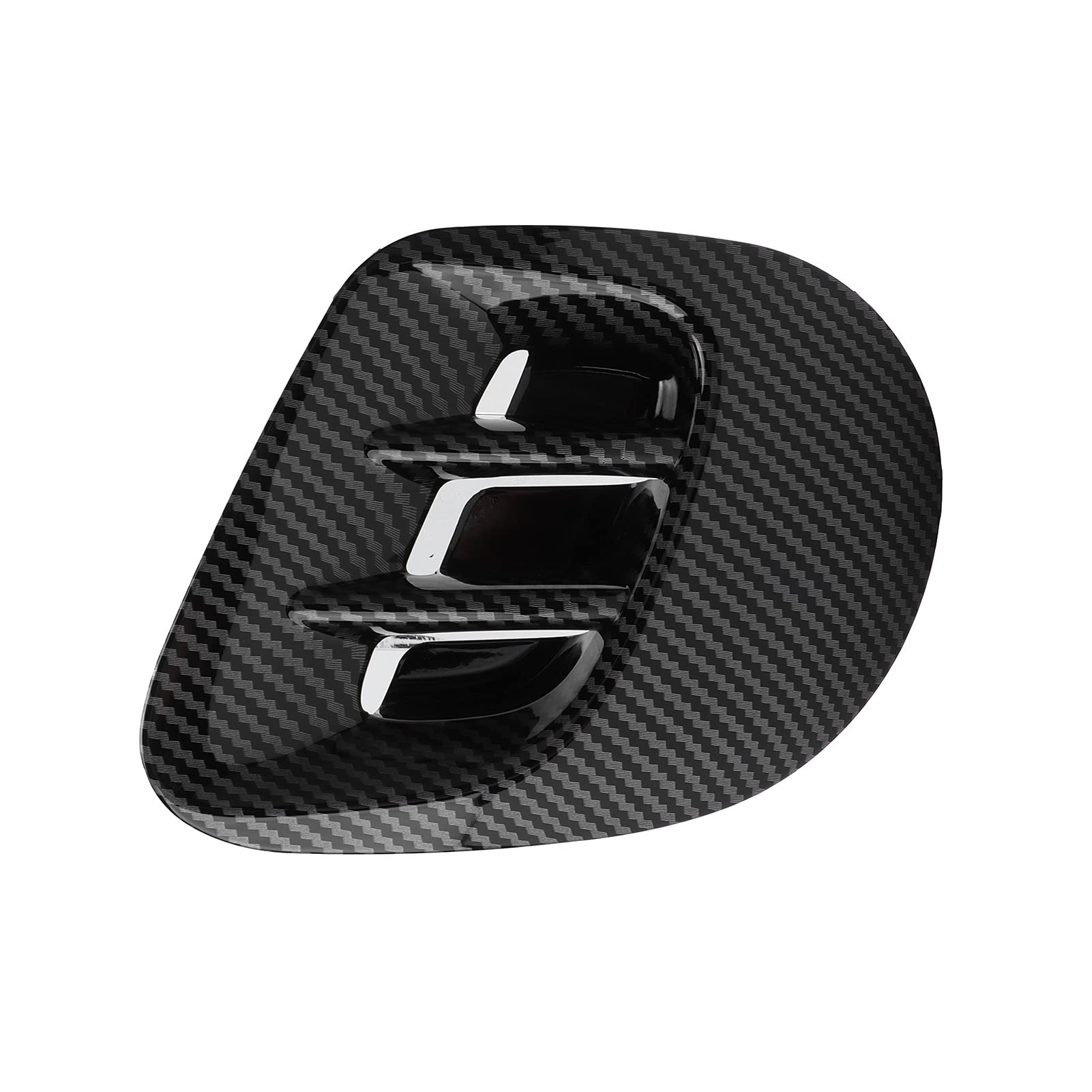 Rear Wing Side Air Vent Cover Trims Replacement for Smart Fortwo 453 2015‑2021 (Carbon Fiber Style) von WONZHEC