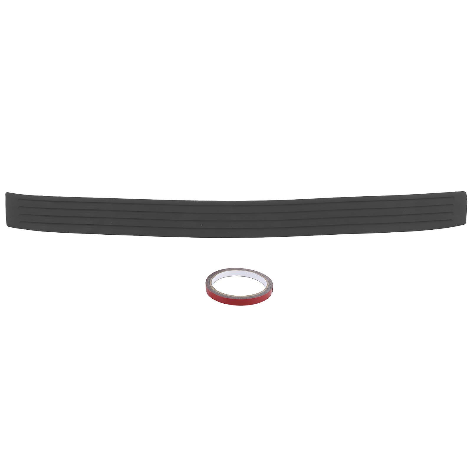 Universal Car Rumpf Heck Stoßstange Guard Strip PVC Kofferstür -Zierabdeckung Beschützer schwarz (104 * 9cm) von WONZHEC