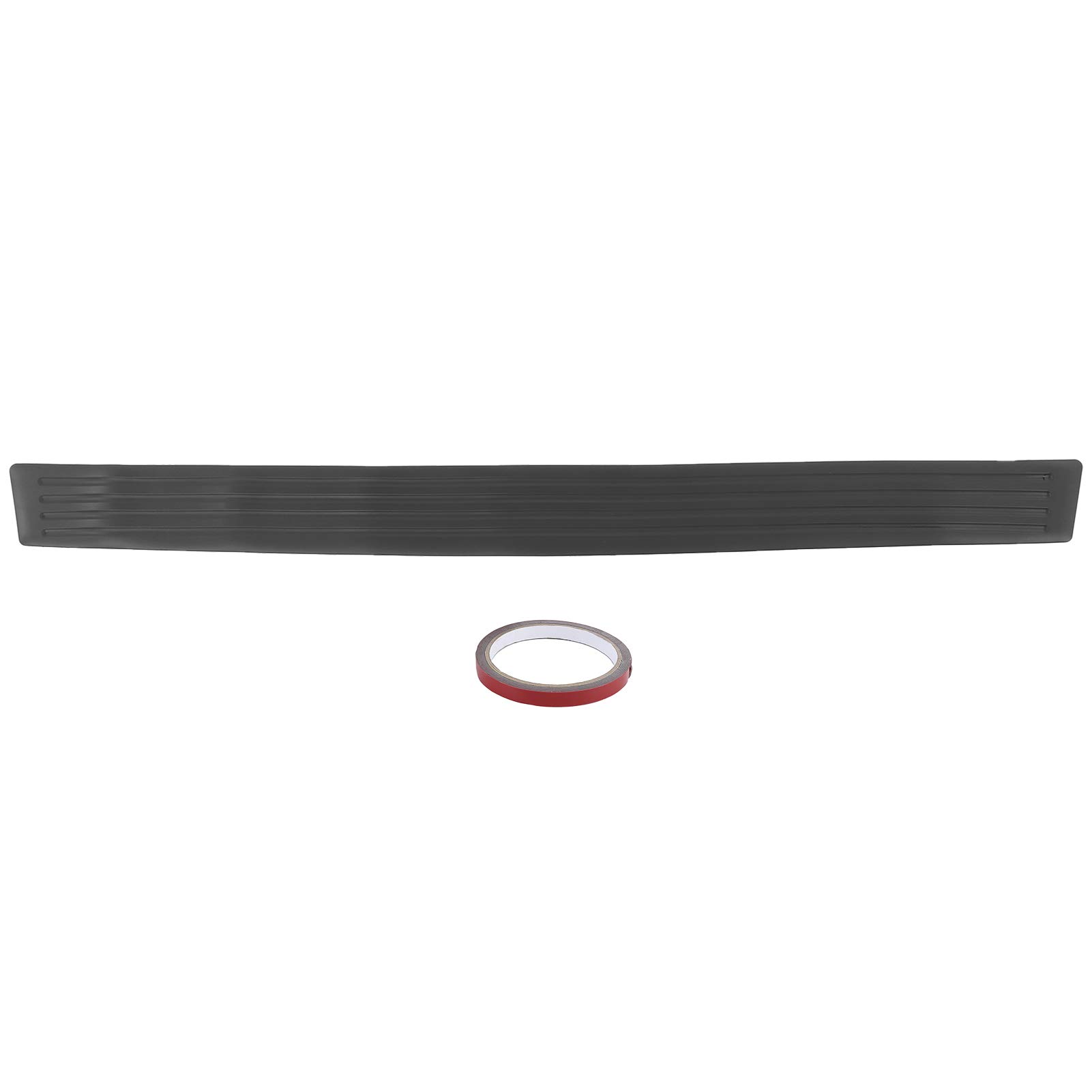 Universal Car Rumpf Heck Stoßstange Guard Strip PVC Kofferstür -Zierabdeckung Beschützer schwarz (90 * 8 cm) von WONZHEC