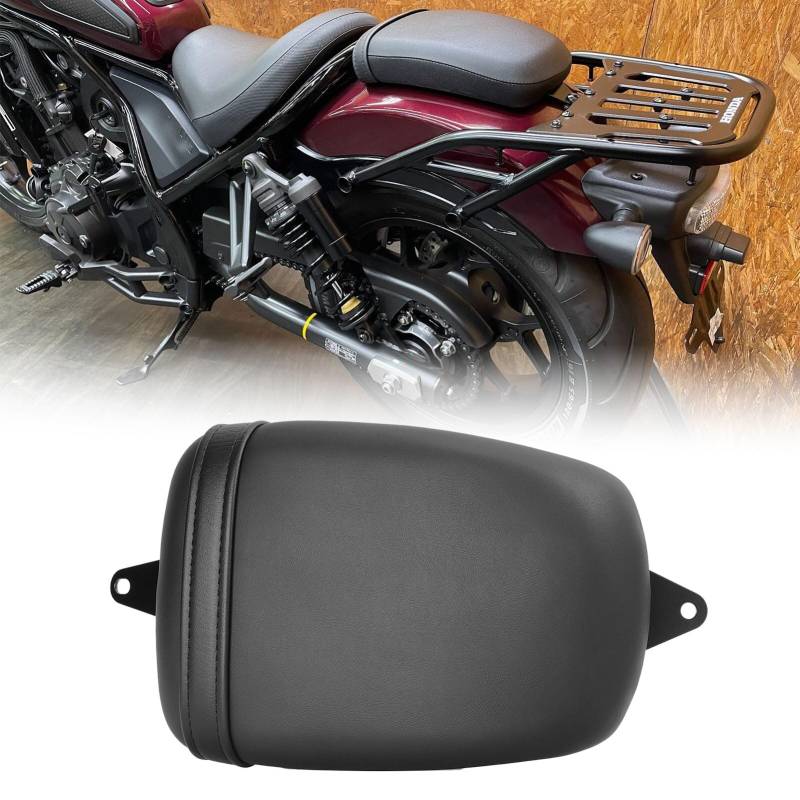 WOOGA Motorrad Rücksitzkissen Beifahrer Soziuskissen Polster Replacement for HO&N&DA Rebel CMX1100/DCT 2021-2025 CMX 1100 DCT Zubehör 2021 2022 2023 2024 2025 von WOOGA