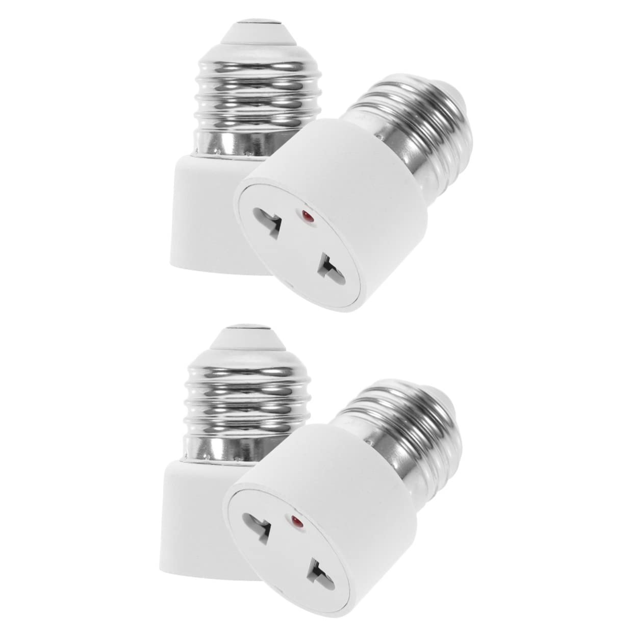 WOONEKY 4 Stück e27 konverter adaptador e27 lampe Draht e27 birne Lampenfassung Adapter Glühbirnen Adapter Konverter von Glühlampe zu Steckdose Lampenfassung zum Steckdosenverteiler Kupfer von WOONEKY