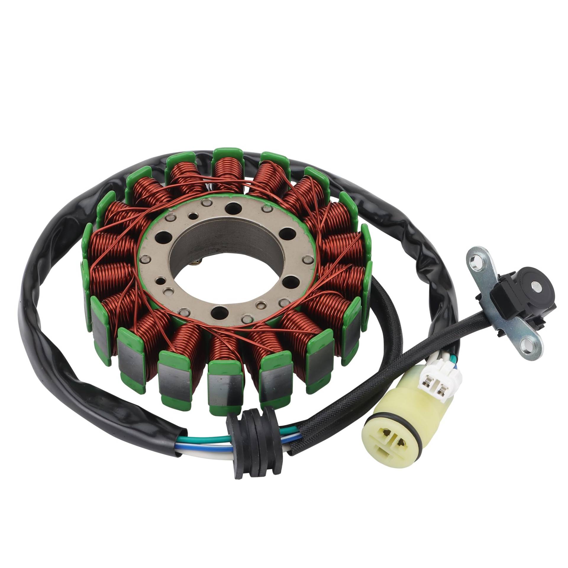 WOOSTAR 18 Spule Magneto Stator Ersatz für YFM700 YFM700R YFM700RSP Raptor 700 Raptor 700R 2006-2018 Motor von WOOSTAR