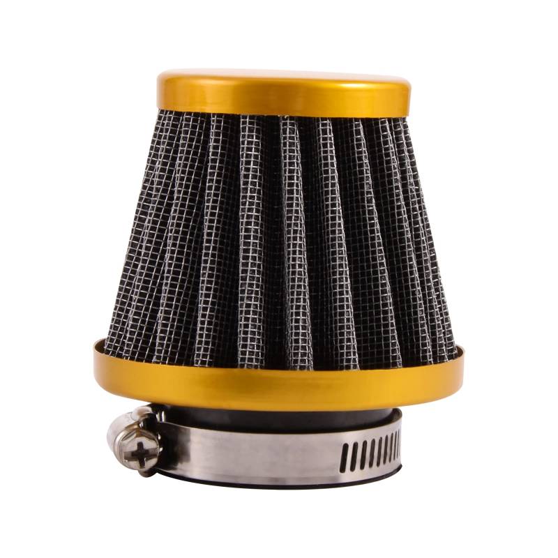 WOOSTAR 35mm Luftfilter Ersatz für 50ccm 70ccm 90ccm 110ccm 125ccm PZ16 PZ19 PZ22 Vergaser Roller Dirtbike ATV Gold von WOOSTAR