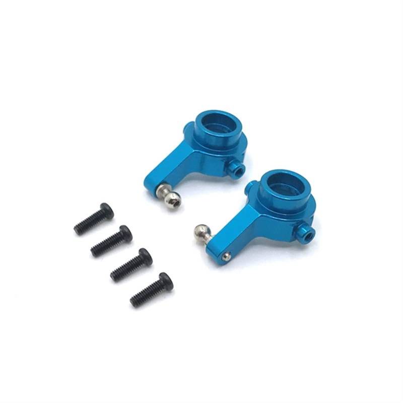 Rc Autometall -Upgrade modifizierte Teile Ein Paar vordere Lenkbecher for Wltoys 1/18 A949 A959 A969 A979 K929 Ersatzteile Upgrade-Zubehör (Color : Blue) von WORKSDUO