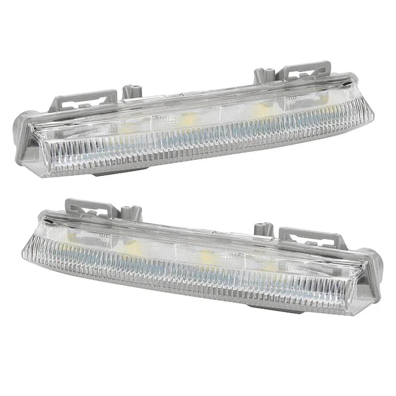 WOZIES 1 Paar Auto-Frontstoßstangenlampe DRL Nebelscheinwerfer A2049068900 A2049069000 von WOZIES