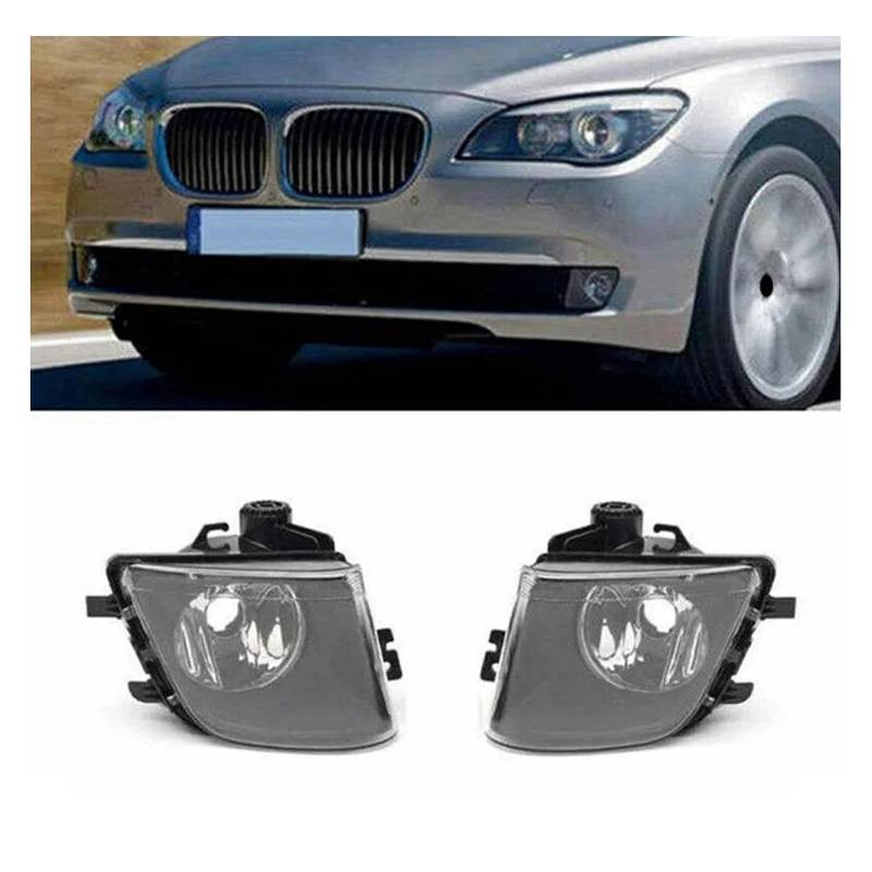 WOZIES 63177182195 63177182196 Auto-Frontstoßstangen-Nebelscheinwerferabdeckung Für BMW 7er F01 F02 740I 740Li 750I 2009–2013 von WOZIES